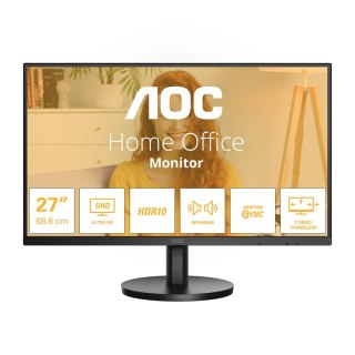 AOC B3 U27B3A monitor komputerowy 68,6 cm (27") 3840 x 2160 px 4K Ultra HD LCD Czarny