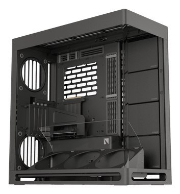 Obudowa PC HAVN HS 420 VGPU, Midi-Tower, E-ATX, Szkło hartowane, typu riser PCIe 5.0 -