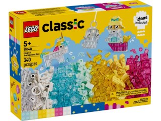 LEGO CLASSIC Magiczny zestaw z przezroczystymi klockami 11040