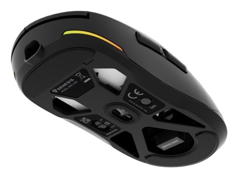 GENESIS NMG-2193 myszka Gaming Oburęczny Bluetooth + USB Type-C Optyczny 26000 DPI