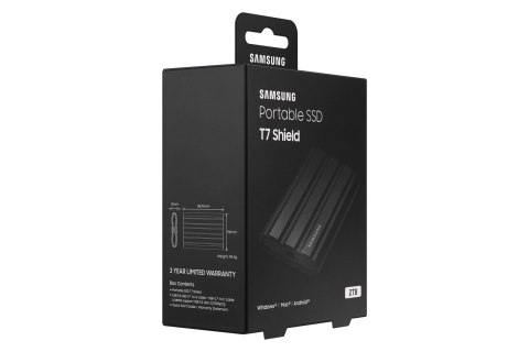 SAMSUNG SSD T7 Shield Black 2TB MU-PE2T0S/EU