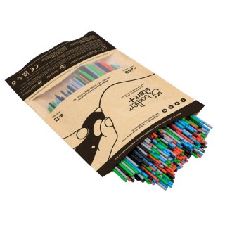 3Doodler Primary Pow Mixed Bag 250 Plastik kompostowalny Niebieski, Zielony, Szary, Czerwony 1 g