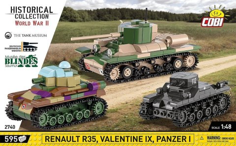 COBI Renault R35 - Valentine IX - Panzer I