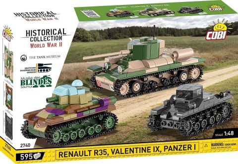 COBI Renault R35 - Valentine IX - Panzer I