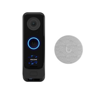 Ubiquiti UVC-G4-DoorBell Pro PoE Kit | Wideodomofon + głośnik | UniFi Protect, PoE, Wi-Fi, Bluetooth, IPX4