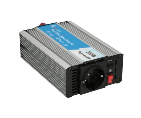 Extralink Przetwornica napięcia OPIP-300W samochodowa 12V, 300W czysty sinus