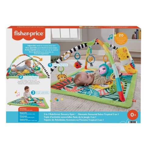 FISHER PRICE MATA EDUKACYJNA 3W1 LAS TROPIKALNY HJW08