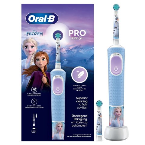 Oral-B Pro Kids Dziecko Obrotowo-pulsacyjna szczoteczka do zębów Jasny Niebieski