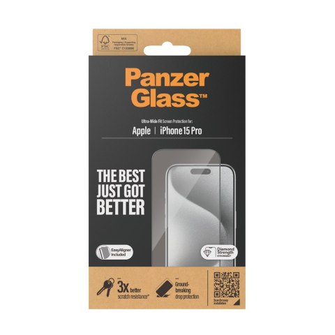 PanzerGlass Ultra Wide Fit Przezroczysta ochrona ekranu Apple 1 szt.