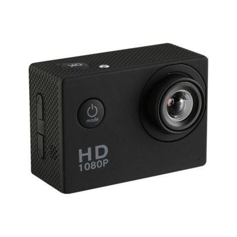 Extralink Kamera Action Camera A10 Czarna 1080P 30fps, IP68, wyświetlacz 2.0"