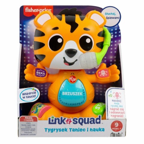 Fisher-Price Link Squad Tygrysek Taniec i nauka HYL33 MATTEL