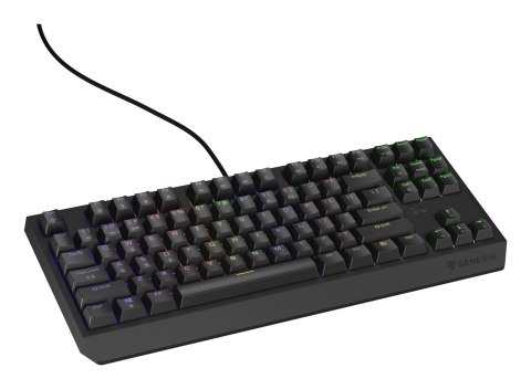 GENESIS Thor 230 TKL klawiatura Gaming USB QWERTY US English Czarny