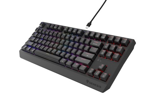 GENESIS Thor 230 TKL klawiatura Gaming USB + RF Wireless + Bluetooth QWERTY Czarny