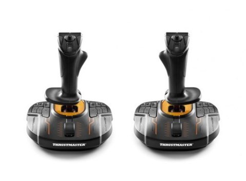 Thrustmaster T.16000M FCS SPACE SIM DUO Czarny, Pomarańczowy USB Joystick Analogowa/Cyfrowa PC