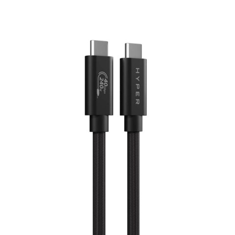 HYPER HyperDrive Next kabel USB USB4 Gen 3x2 1,2 m USB C Czarny