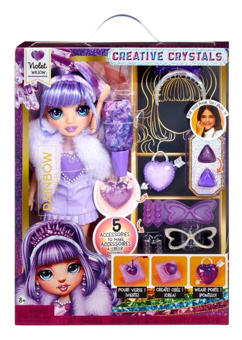 Lalka MGA Rainbow High Crystal Fashion Violet 121404