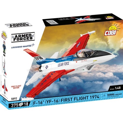 Model samolotu Armed Forces F-16 (YF-16) First Flight 1974