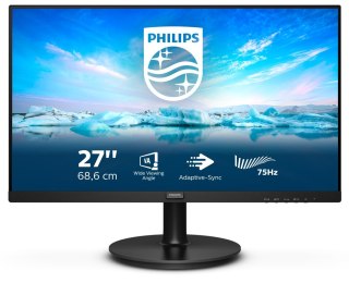 Philips V Line 272V8LA/00 monitor komputerowy 68,6 cm (27") 1920 x 1080 px Full HD LED Czarny