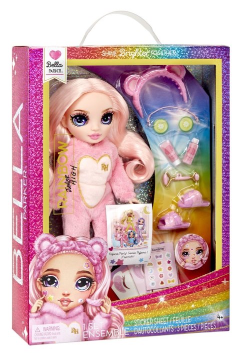 Rainbow High Junior High PJ Party Fashion Doll- Bella (Pink)