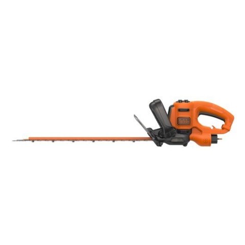 Black & Decker Black + Decker Elektro-Heckenschere (500W, 50 cm Schwertlänge, 22 mm Schnittstärke, Bügel-Zweithandgriff und tran