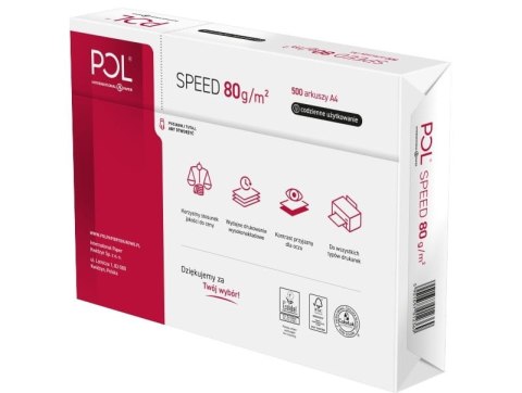 Papier Xero Igepa POLSPEED (A4; 80g/m2; 500 szt.; Matowy)