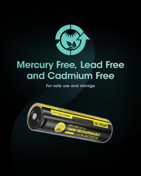 Akumulator Nitecore NL1836R 18650 3600 mAh 3.6 V