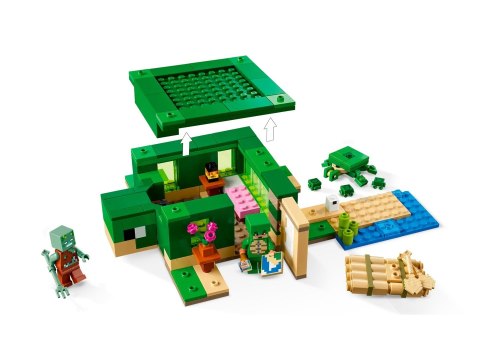 LEGO MINECRAFT 21254 DOMEK NA PLAŻY ŻÓŁWI