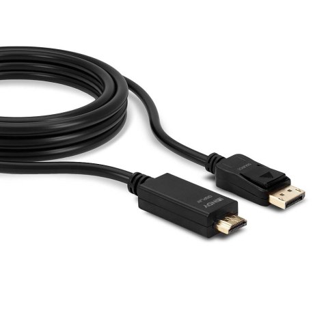 Lindy 36924 adapter kablowy 5 m DisplayPort HDMI Typu A (Standard) Czarny