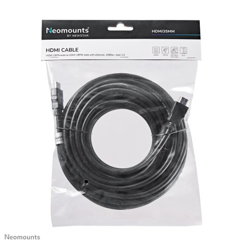 Neomounts HDMI35MM kabel HDMI 10 m HDMI Typu A (Standard) Czarny