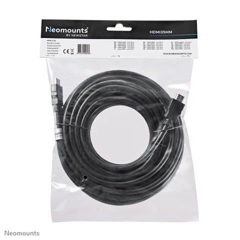 Neomounts HDMI35MM kabel HDMI 10 m HDMI Typu A (Standard) Czarny