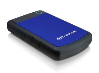 Transcend 2TB StoreJet 25H3 zewnętrzny dysk twarde 2.5" Micro-USB B 3.2 Gen 1 (3.1 Gen 1) Czarny, Niebieski