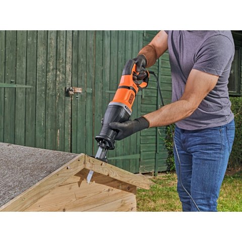 Black&Decker BES301-QS piła szablasta 2800spm 750W (1798340) Czarny, Pomarańczowy