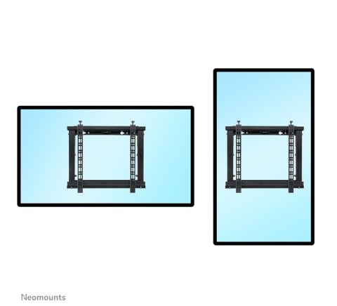 Neomounts WL95-800BL1 uchwyt do tablic informacyjnych 177,8 cm (70") Czarny