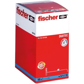 Fischer 537258 kotwa śrubowa/kołek rozporowy 50 szt. Zestaw śrub i kołków rozporowych 50 mm