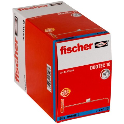 Fischer 537258 kotwa śrubowa/kołek rozporowy 50 szt. Zestaw śrub i kołków rozporowych 50 mm