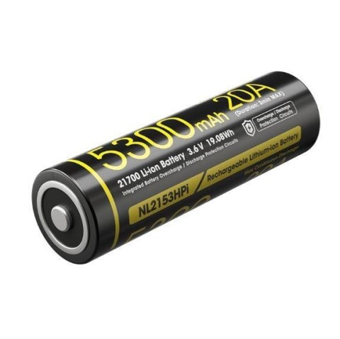 Nitecore NL2153HPI bateria do użytku domowego Bateria do ponownego naładowania 21700 Litowo-jonowa (Li-Ion)