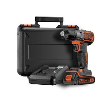 Black & Decker ASD18K Zamek centralny Czarny, Pomarańczowy