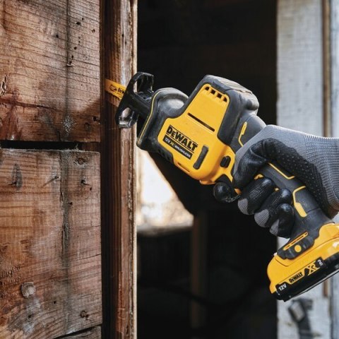 DeWALT DCS312D2-QW piła szablasta 2800 spm Czarny, Żółty