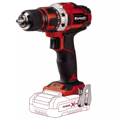 Einhell TE-CD 18/40 Li-Solo 1500 RPM Zamek centralny 1,1 kg Czarny, Czerwony