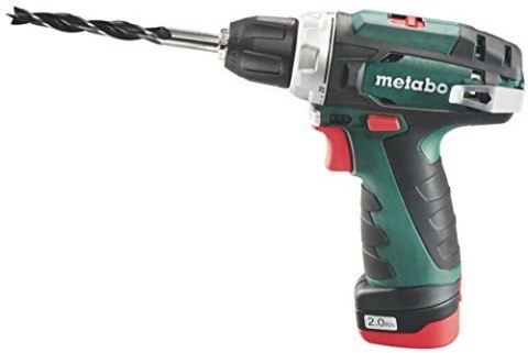 Metabo PowerMaxx BS Zamek centralny 800 g Czarny, Zielony