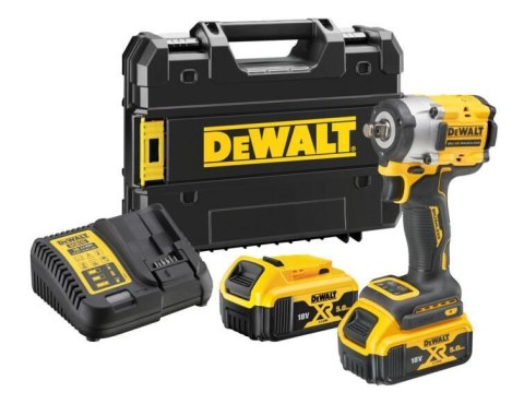 Klucz udarowy 1/2" 18V 406 Nm 2x 5,0 Ah DCF921P2T DEWALT