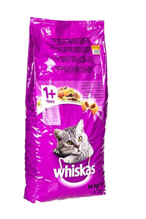 WHISKAS Kurczak 14kg - sucha karma dla kota