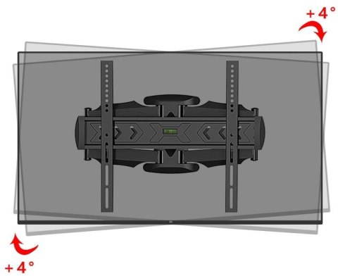 Gembird WM-58ST-01 Regulowany uchwyt ścienny do telewizora (obrót i pochylenie), 32" - 58" (36 kg)