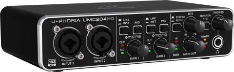 Behringer UMC204HD dodatkowy sprzęt muzyczny