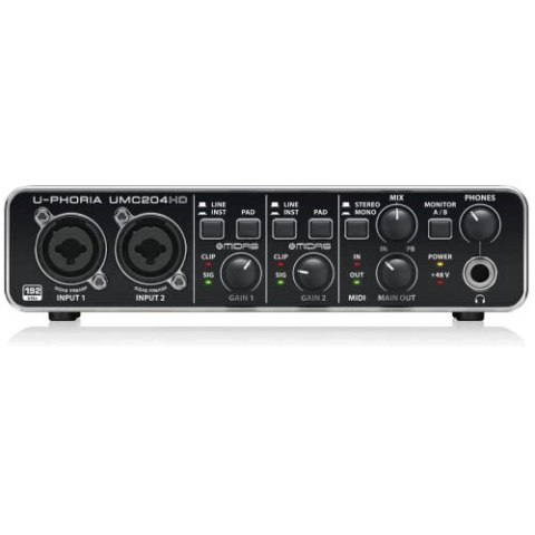 Behringer UMC204HD dodatkowy sprzęt muzyczny