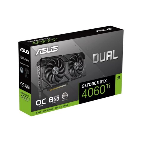 Karta graficzna ASUS GeForce RTX 4060 Ti DUAL OC 8 GB EVO GDDR6 (DUAL-RTX4060TI-O8G-EVO)