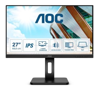 AOC Q27P2Q LED display 68,6 cm (27") 2560 x 1440 px Quad HD Czarny