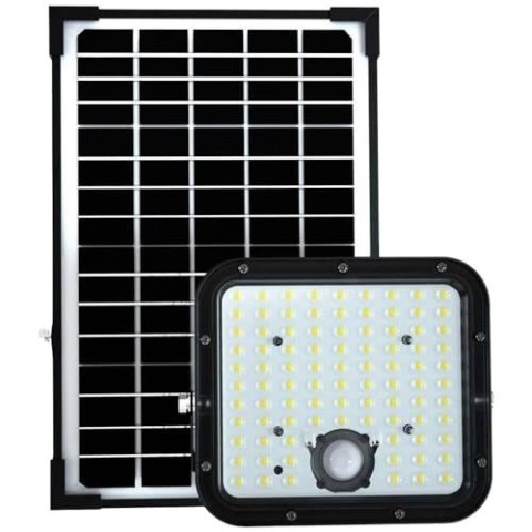 Projektor LED Solarny V-TAC 30W IP65, Pilot Timer, LiFePo 6.4V 6000mA Czarny VT-432 4000K 4800lm 3 Lata Gwarancji