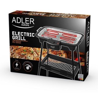 Adler AD 6602 Gril Blad Prąd elektryczny Czarny 2000 W