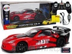 Corvette C6.R 1:18 zdalnie sterowane czerwone